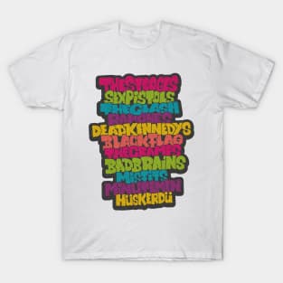 Punk Legends. Cult punk bands design. Punk rock will never die! Punk, ska, Oi. T-Shirt